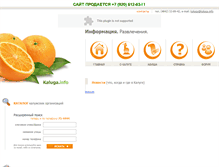 Tablet Screenshot of kaluga.info